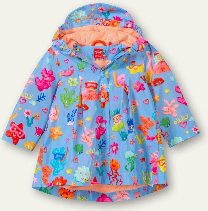 Oilily Chabble - Jas - Meisjes - Blauw - 116/6yr