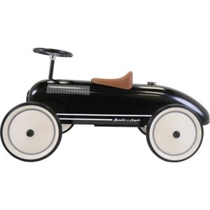 Bandits & Angels metalen loopauto Oldtimer retro black - 1 jaar - jongens en meisjes - zwart