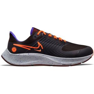 Nike Air Zoom Pegasus 38 Shield Hardloopschoenen Sportschoenen - Maat 40.5 - Mannen - zwart - oranje - paars