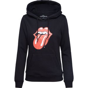 Merchcode The Rolling Stones Hoodie/trui -XS- Rolling Stones Tongue Zwart