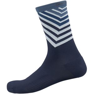 Shimano Fietssokken Lang Original Navy Zebra M/L 41-44