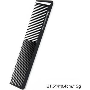 Kapperskam Carbon - Lange kam - Kam - Knipkam (3 Stuks)