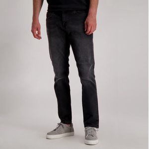 Cars Jeans Heren DOUGLAS DENIM Regular Fit BLACK USED - Maat 32/36