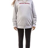 Envie de Fraise - Set - Oversized Sweater en Legging - Zwart - Zwangerschap en Postpartum