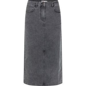 Grijze lange denim rok Harvey - Modstrom