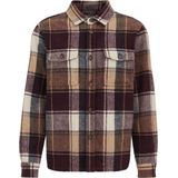 WE Fashion - Boxy Fit Overshirt - Bordeauxrood