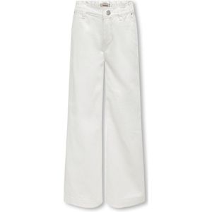 Kids Only Jeans Kogcomet Life Wide Dnm Guo020 Noos 15313135 White Dames Maat - W164