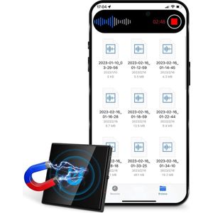 Lexium Afluisterapparatuur - Afluisterapparatuur op afstand - Afluisterapparatuur spy - Voice Recorder - Dictafoon