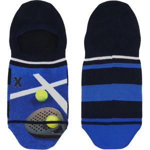 XPOOOS footies padel tennis blauw - 39-42