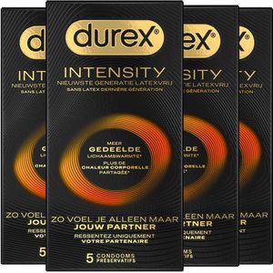 Durex Condooms Intensity 5st - 4 Stuks - Voordeelverpakking