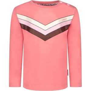 B.Nosy - Meisjes shirt - Roze - Maat 86