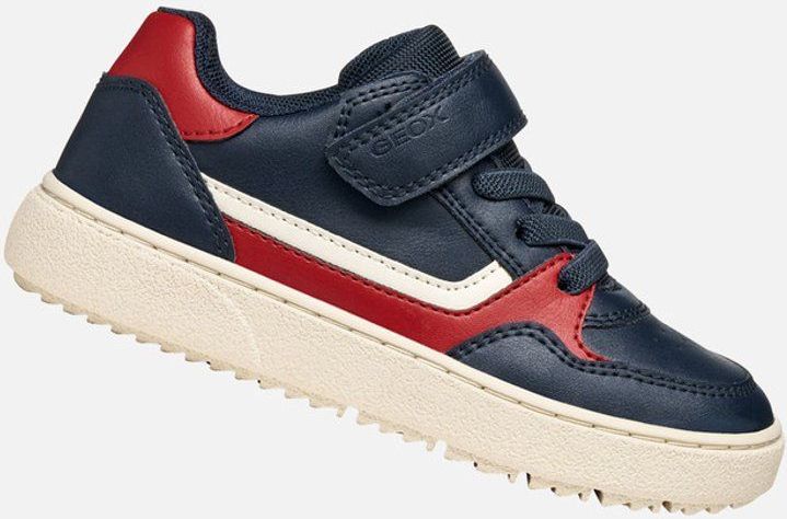 GEOX - Theleven - Sneakers - Marineblauw/Rood