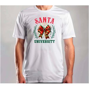Santa University - T Shirt - MerryChristmas - ChristmasVibes - Funny - Sarcasm - VrolijkKerstfeest - Kerstmis - Grappig - Sarcasme