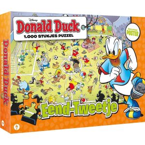 Disney Puzzel Donald Duck Eend-Tweetje (1000 Stukjes, Thema: Donald Duck)