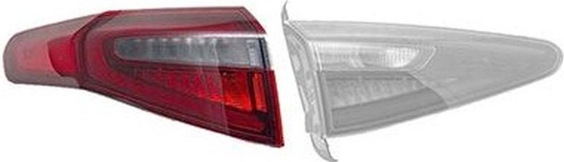 VanWezel 0125921 - Achterlicht - Links - Voor Alfa Romeo Stelvio vanaf 01/2017