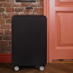 Koffer beschermhoes, reiskofferbeschermhoes, elastische kofferhoes, bagagehoes, bagage-cover, afdekking beschermhoes, roze