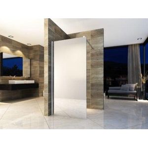 Douchewand Cabana Aloni met spiegelglas ( spyglas) 80 x 200 cm