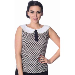 Dancing Days - DITSY DAISY Mouwloze top - S - Blauw