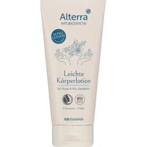 Alterra Naturkosmetik - Bodylotion - Retro Editie | 1x 200 ml - Biologische Roos & Biologische Duindoorn | Limited Edition 2025