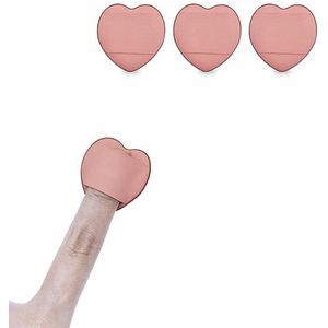 GEAR3000® mini make up spons hart - powder puff - make-up sponsje - voor foundation - poeder - roze - 3 stuks