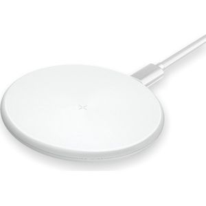 FTQ- Qi 4-Ok 15W Draadloze Oplader – Ultradun Snellaadstation – Veilig & Compatibel – Inclusief FuturiQ Type-C Oplaadkabel - Wit