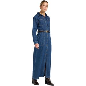 Lee - Denim Utility - Lange Jurk - Blauw - A-lijn