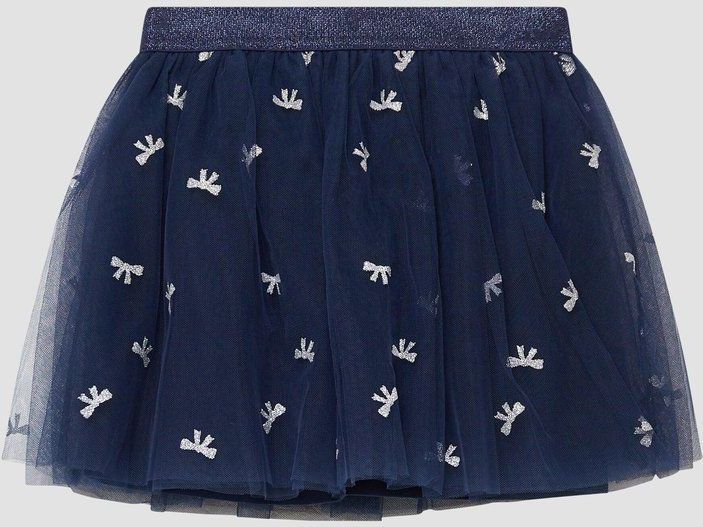 Rok - Plooirok - Glitterprint - Hoge Elastische Tailleband