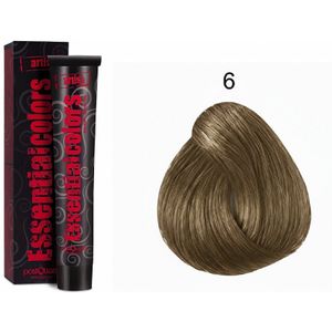 PostQuam Professional Essential Color Donker blond 6 – 60 ml – Set van 3 Stuks – Professionele Haarverf