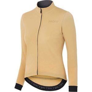 Spiuk Profit Cold&rain Winter Jersey Met Lange Mouwen Beige XS Vrouw