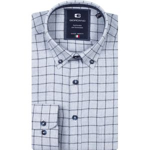 Giordano - Brando - Heren Overhemd - Flanel - Geruit - Navy - 527302-60