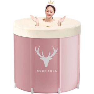 Livano Ijsbad - Zitbad - Ice Bath - Dompelbad - Opblaasbaar - Wim Hof Methode - Roze - Set 4 - 70cm