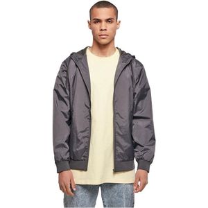 Build your Brand - Windrunner Jacket - Donkergrijs - Jack