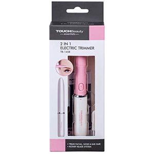 Elektrische Tondeuse 2-in-1 voor Wenkbrauwen, Oren en Neus - Pijnloos Gezichtshaar Knippen