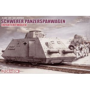 1:35 Dragon 6072 Schwerer Panzerspahwagen Ifanterie Plastic Modelbouwpakket