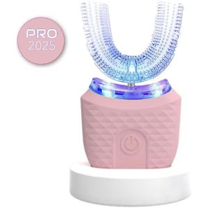 Smartbrush Tanden - U-Vormige Tandenborstel - Smart Brush Tanden - Automatische Elektrische Tandenborstel - Tanden Bleken en Reinigen - Handsfree - UV Blauw Licht - 360° - 4 Standen - Waterbestendig - Teeth Whitening
