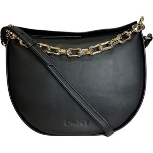 DKNY | SEL Chain leren schoudertas - Zwart