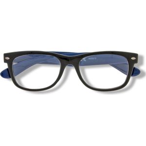 Noci Eyewear NCE013 WF Leesbril +3.00 - Glanzend zwart navy poten