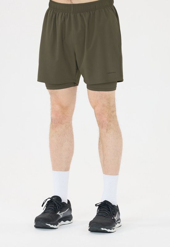 ENDURANCE - Kros - 2-in-1 Shorts - Heren - Sneldrogend - Polyester en Elastaan