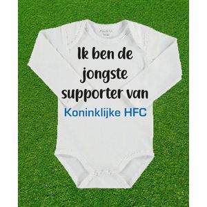 Rompertje jongste supporter van Koninklijke HFC.