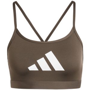 adidas - Aeroreact Big Logo Graphic - Sportbeha - Ademend - Strakke Pasvorm