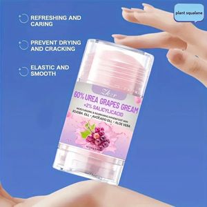 Voetcrème met Druivengeur – Intensief Hydraterende Lotion met 60% Urea en 2% Salicylzuur – Alcoholvrij, Geschikt voor Alle Huidtypes, Inclusief Vette Huid – Voorkomt Barsten en Verzorgt voor Zachte, Gladde Voeten