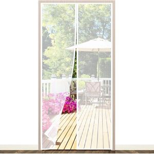 Magnetisch vliegengaas 90x210cm - Klamboe Deur en Raam - Deurgordijn Sterke Deurmagneet - Houd frisse lucht en insecten binnen screen door