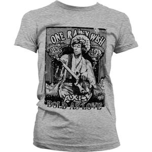 Jimi Hendrix Dames Tshirt -M- Bold As Love Grijs