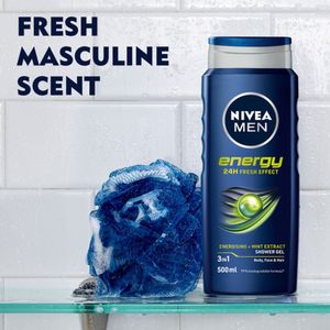 NIVEA MEN - Douchegel - Energy - 500 ml - 1 stuk