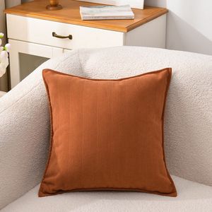 Chenille Kussen - 2 Pack - Visgraat Jacquard Kussen - Extra Dikke Kussensloop - Hoofdsteun Slaapbank - Hoofdbord Rugleuning - Elegant Design - Geschikt voor Bank, Slaapkamer, Woonkamer, Woondecoratie - 40x40cm