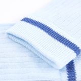 Huissokken - Gemêleerd Blauw Lichtgroen Lichtblauw - Katoenrijke Stof - Gepelde Banaan