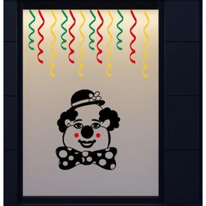 13 delige stickerset herbruikbaar serpentine & clown | Carnaval | Rosami