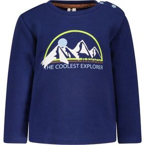 B.Nosy - Jongens trui - Lake Blue - Maat 80