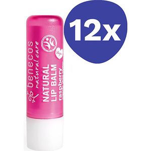 Benecos Natural Lippenbalsem - Raspberry (12x 4,7gr)