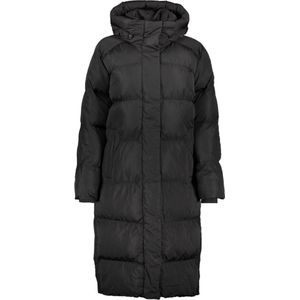 Superdry Jas Longline Hooded Puffer Jacket W5011801a Black Dames Maat - S